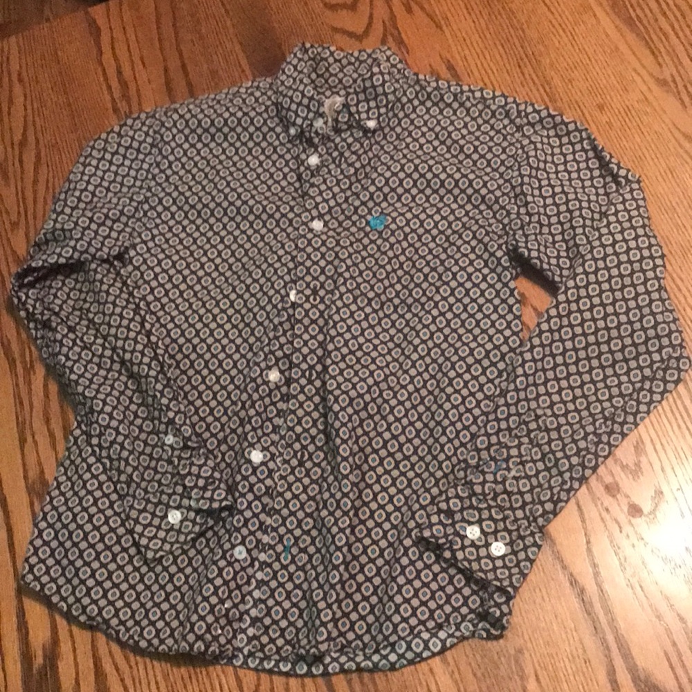 Cinch boys size large nice button down